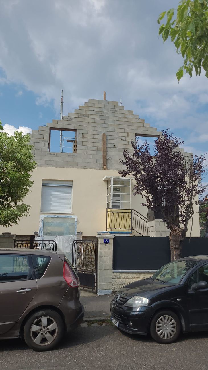 Surélévation / extension de maison