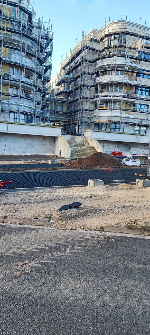 Chantier d’immeuble / gros œuvre