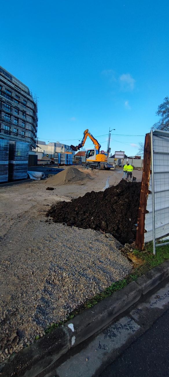 Chantier d’immeuble / gros œuvre
