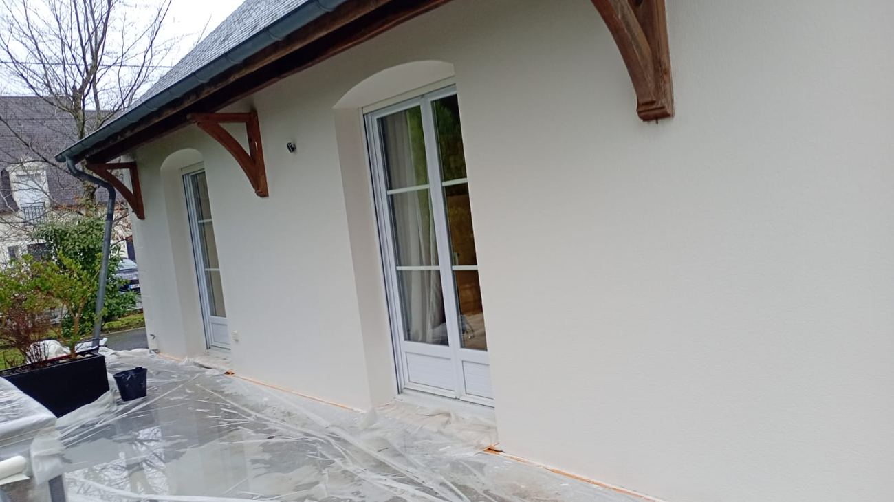 Ravalement / façade de maison