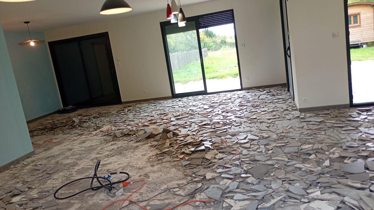 Dépose de carrelage