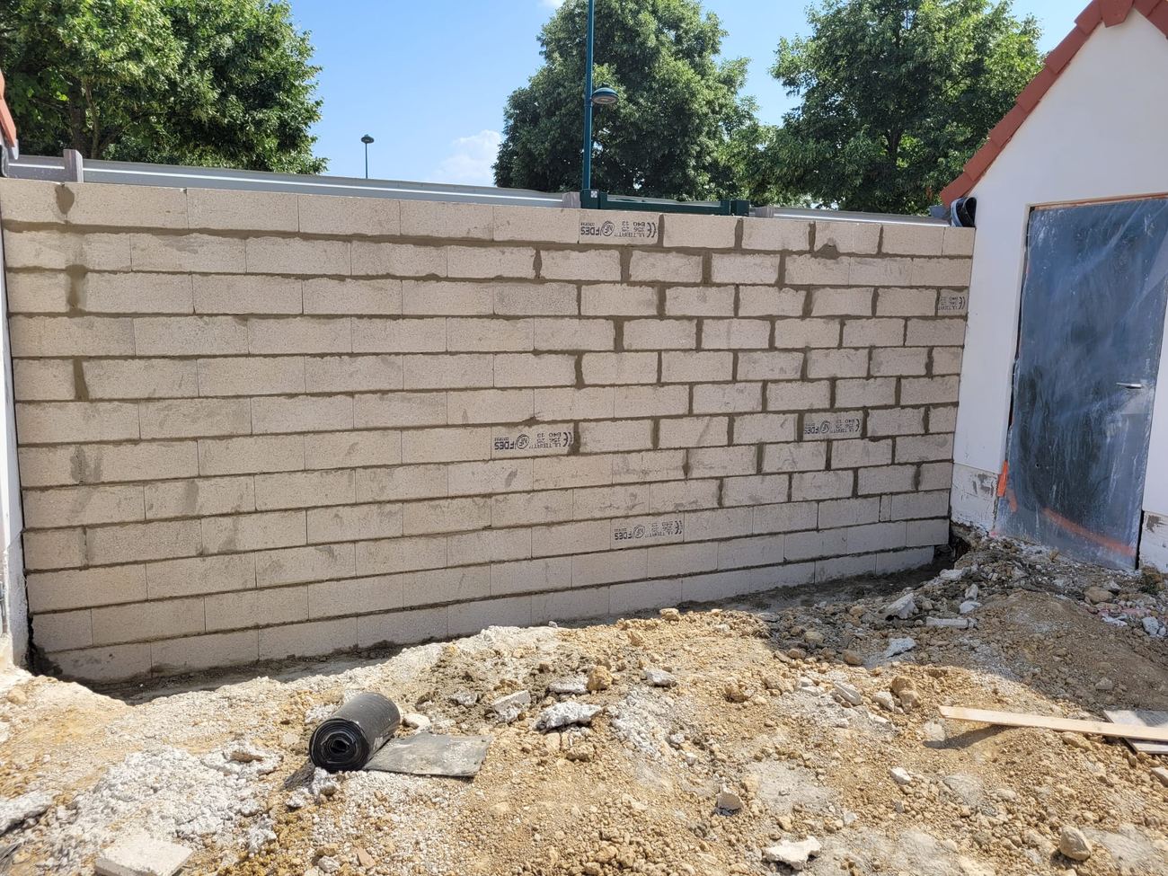 Mur maçonné